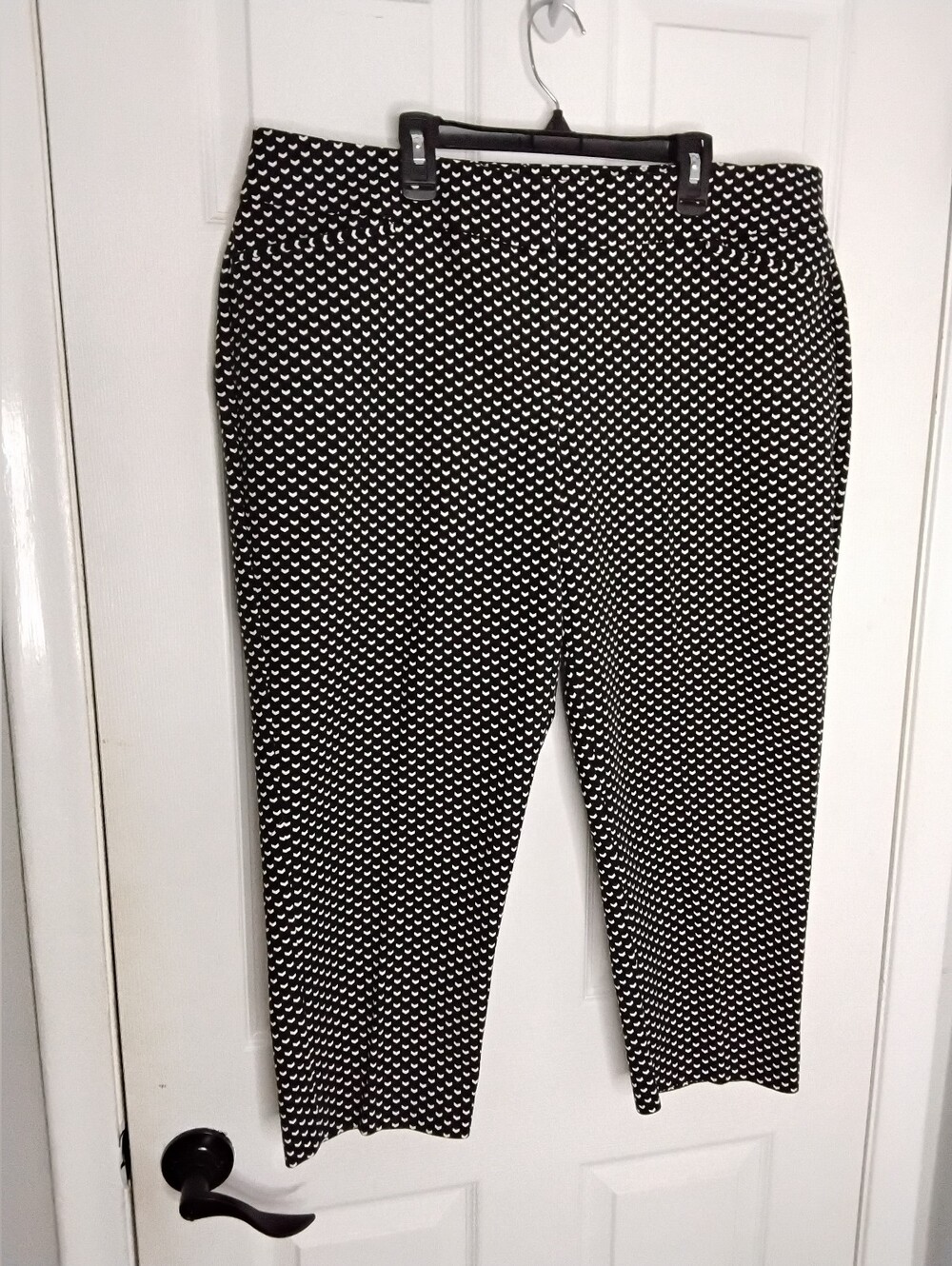 Apt. 9 Black and White Patterned Men’s Pants